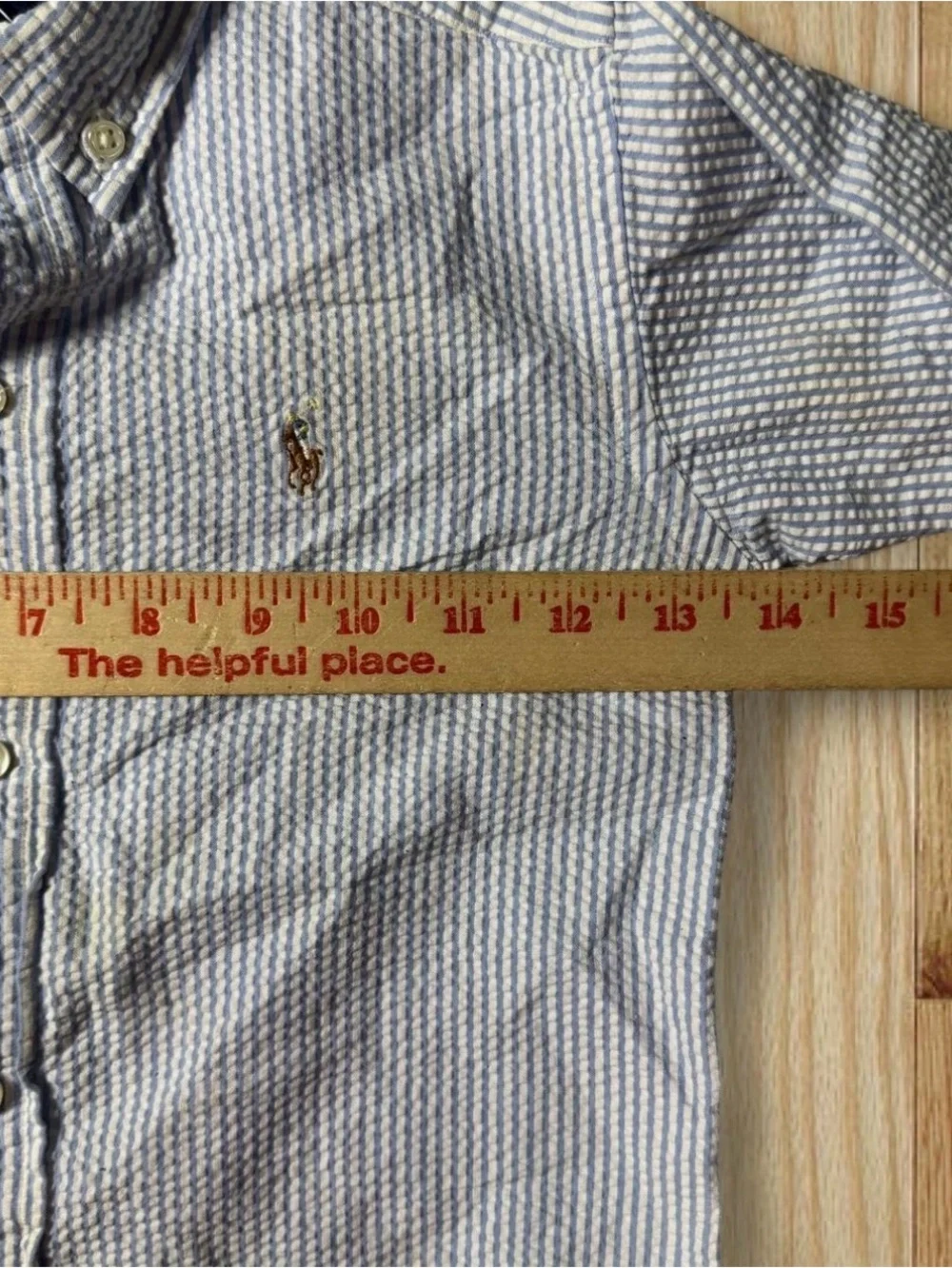 Polo by Ralph Lauren Blue & White Striped Button-Down Shirt